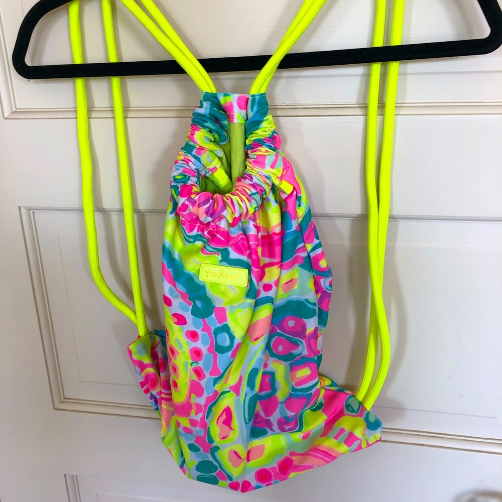 Lily Pulitzer Drawstring Backpack